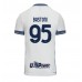 Maillot de foot Inter Milan Alessandro Bastoni #95 Extérieur vêtements 2024-25 Manches Courtes